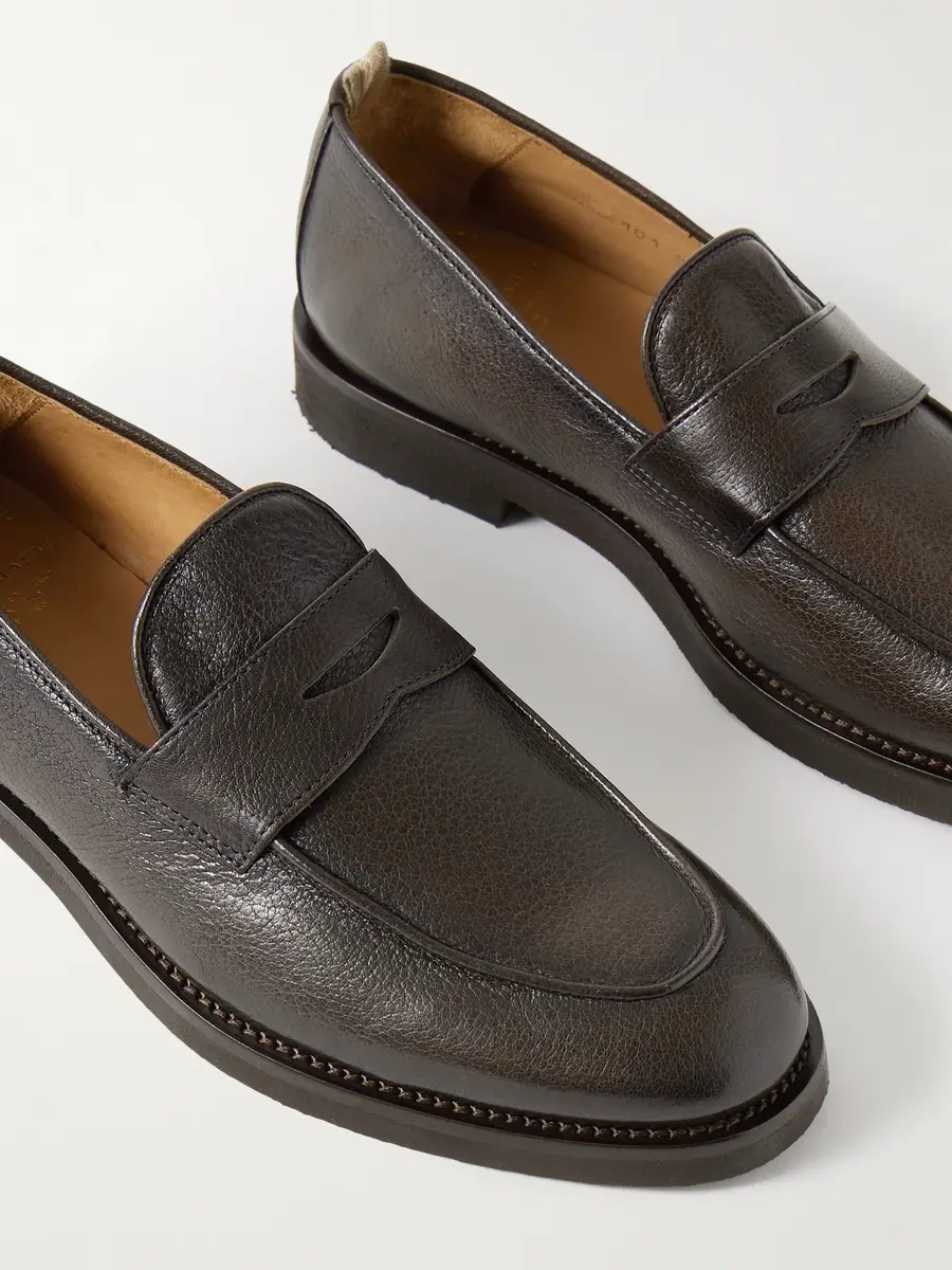 Officine Creative Opera Flexi 101 Deerskin Penny Loafers - Men | Thumbnail 5 Officine Creative Opera Flexi 101 Deerskin Penny Loafers - Men | Thumbnail 5