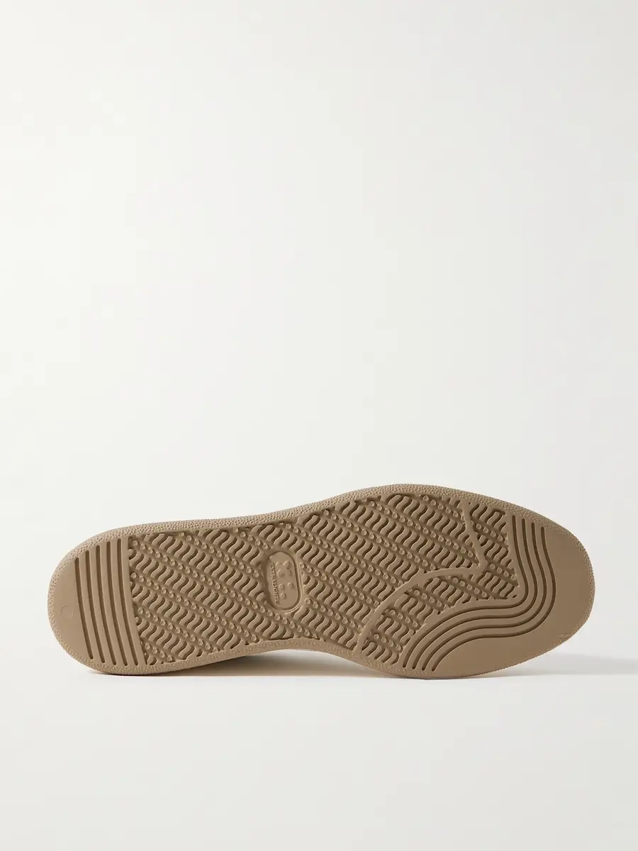 Officine Creative The Answer 001 Distressed Suede-Trimmed Leather Sneakers - Men | Thumbnail 2 Officine Creative The Answer 001 Distressed Suede-Trimmed Leather Sneakers - Men | Thumbnail 2