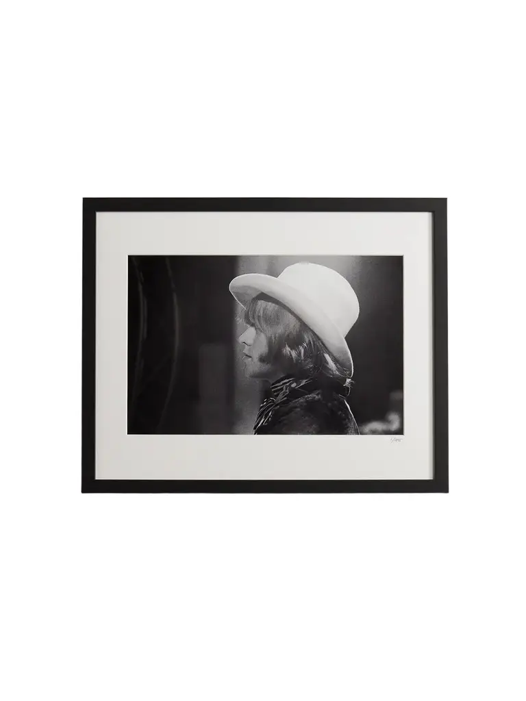 Sonic Editions Framed 1967 Brian Jones Print, 16" x 20" - Men