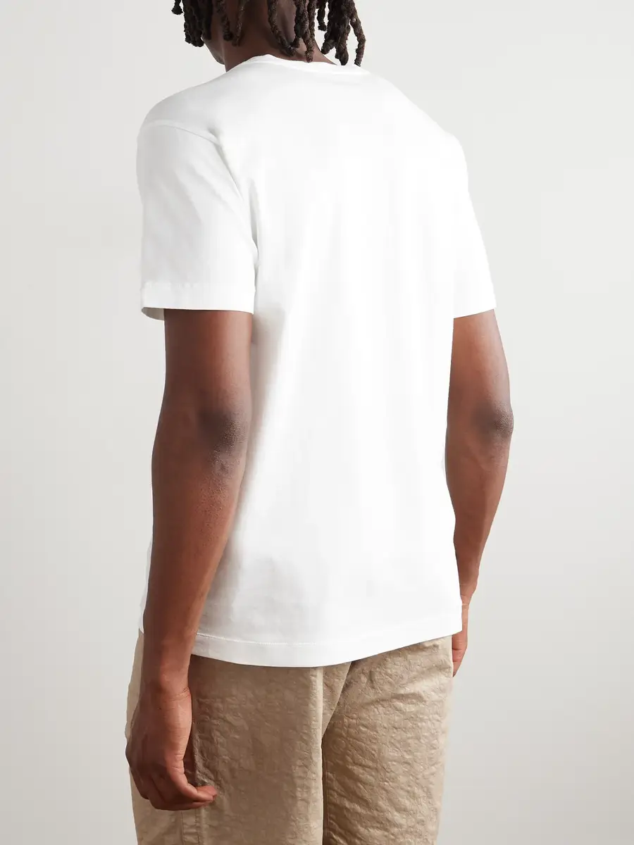 Stone Island Garment-Dyed Cotton-Jersey T-Shirt - Men | Thumbnail 4 Stone Island Garment-Dyed Cotton-Jersey T-Shirt - Men | Thumbnail 4