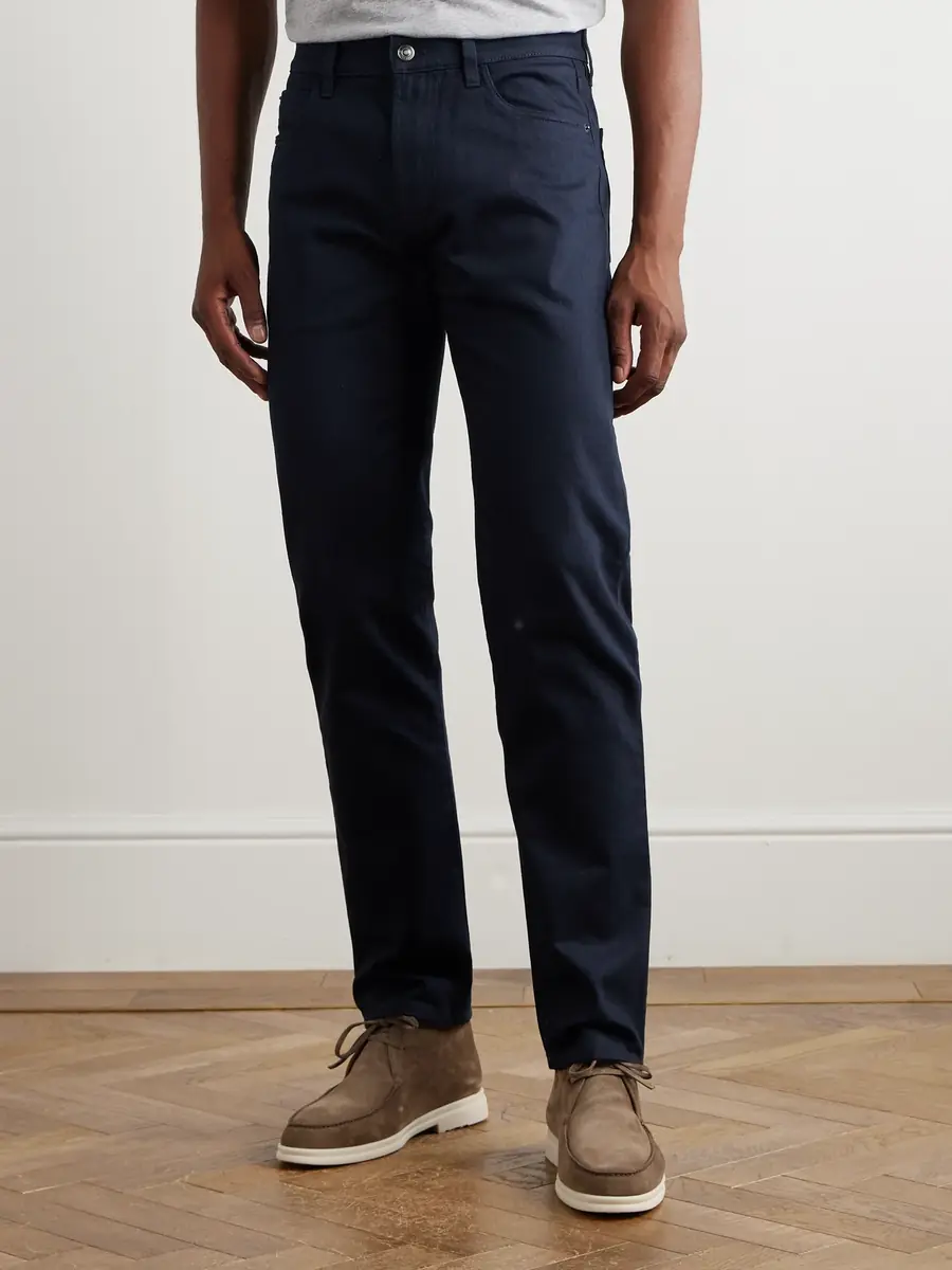 Loro Piana Quarona Slim-Fit Straight-Leg Jeans - Men | Thumbnail 3 Loro Piana Quarona Slim-Fit Straight-Leg Jeans - Men | Thumbnail 3