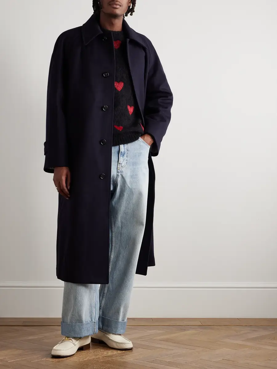 Valentino Garavani Oversized Wool and Cashmere-Blend Coat - Men | Thumbnail 2