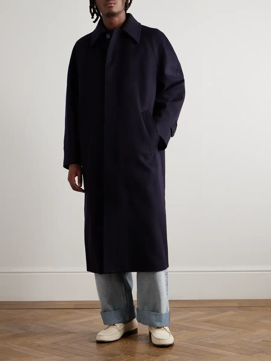 Valentino Garavani Oversized Wool and Cashmere-Blend Coat - Men | Thumbnail 3