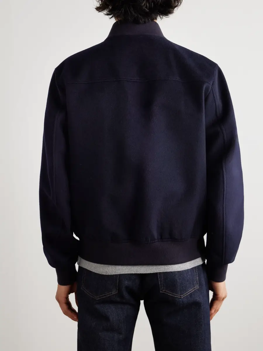Loro Piana Ivy Storm System® Cashmere-Felt Bomber Jacket - Men | Thumbnail 3