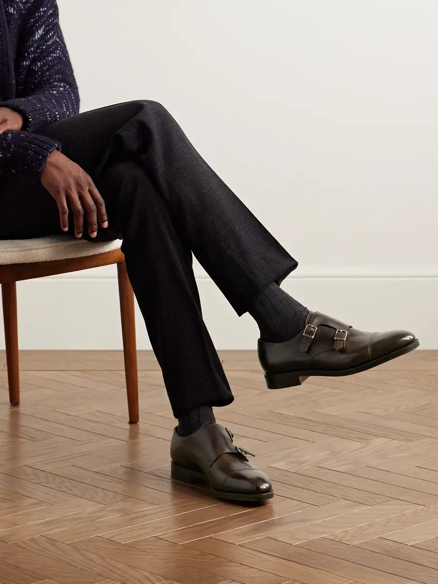 John Lobb William Leather Monk-Strap Shoes - Men | Thumbnail 2
