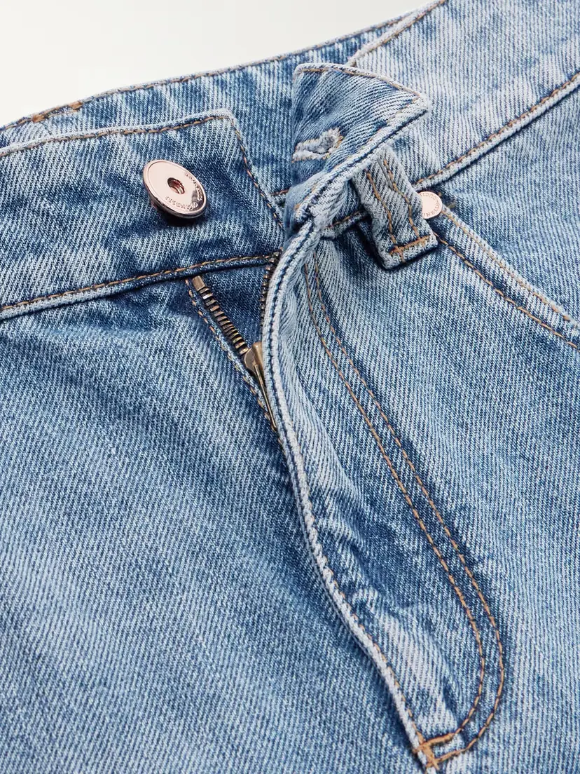 Brunello Cucinelli Bead-embellished Cropped Straight-leg Jeans | Thumbnail 5