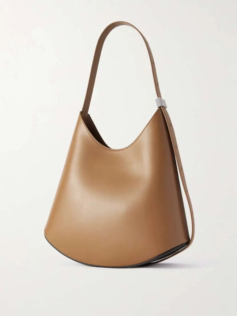 Jil Sander Medium Leather Shoulder Bag | Thumbnail 3 Jil Sander Medium Leather Shoulder Bag | Thumbnail 3