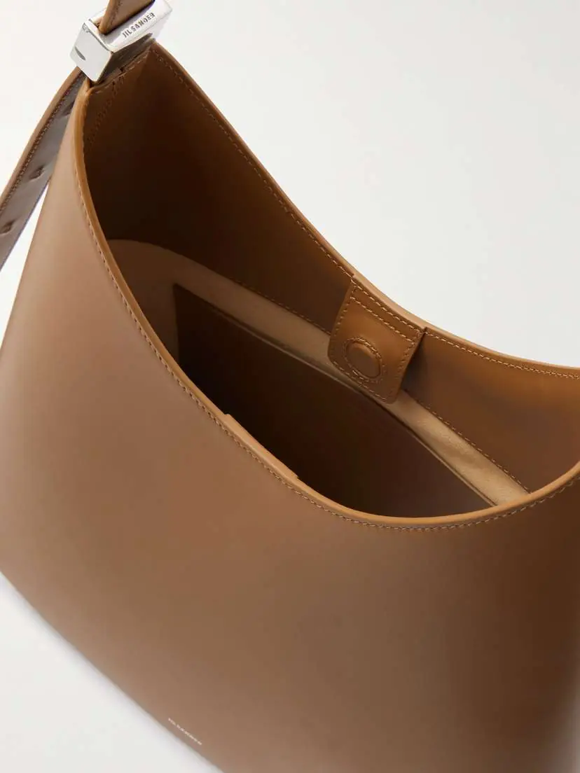 Jil Sander Medium Leather Shoulder Bag | Thumbnail 5 Jil Sander Medium Leather Shoulder Bag | Thumbnail 5