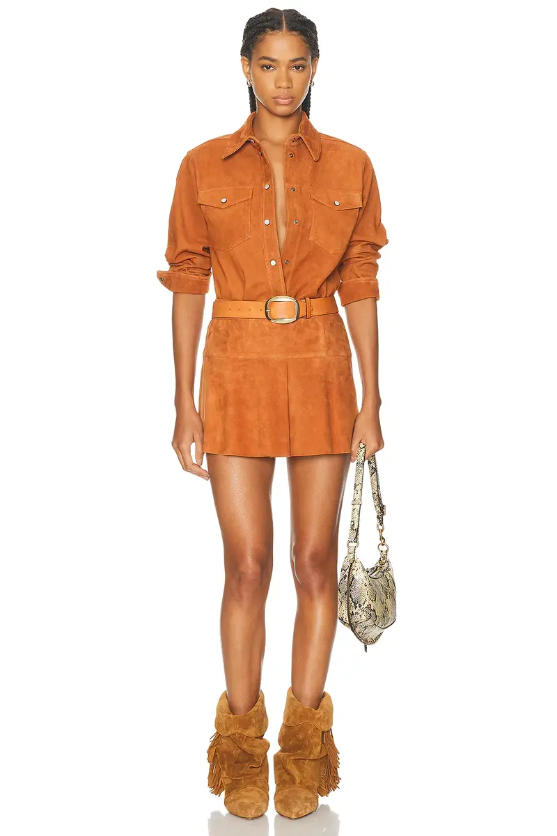 Isabel Marant Dilara Suede Skirt | Thumbnail 5 Isabel Marant Dilara Suede Skirt | Thumbnail 5