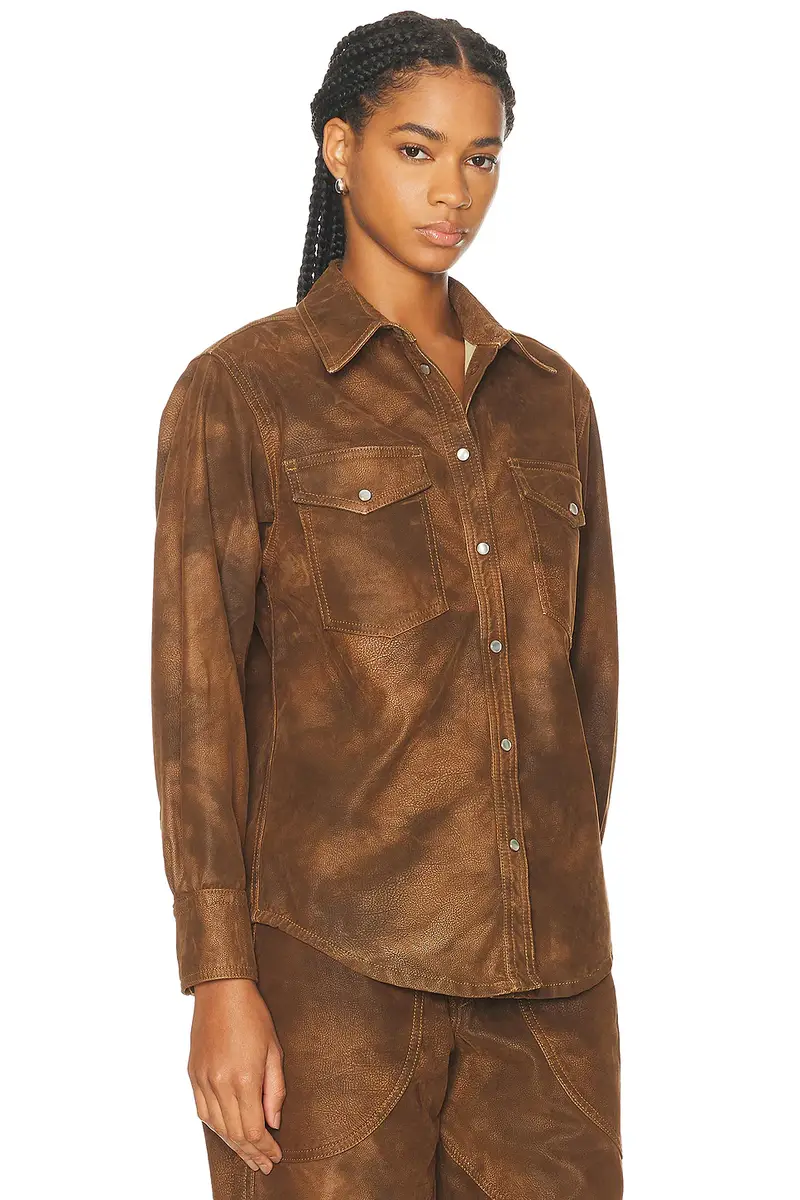 ISABEL MARANT ÉTOILE Karima Button Up Top | Thumbnail 2 ISABEL MARANT ÉTOILE Karima Button Up Top | Thumbnail 2