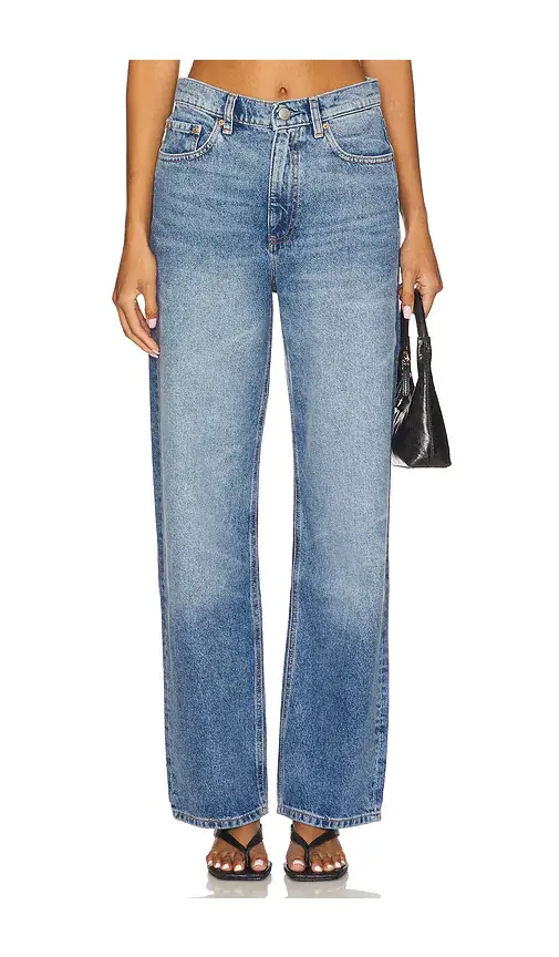 DL1961 Karmine High Rise Refined Wide Leg Jeans