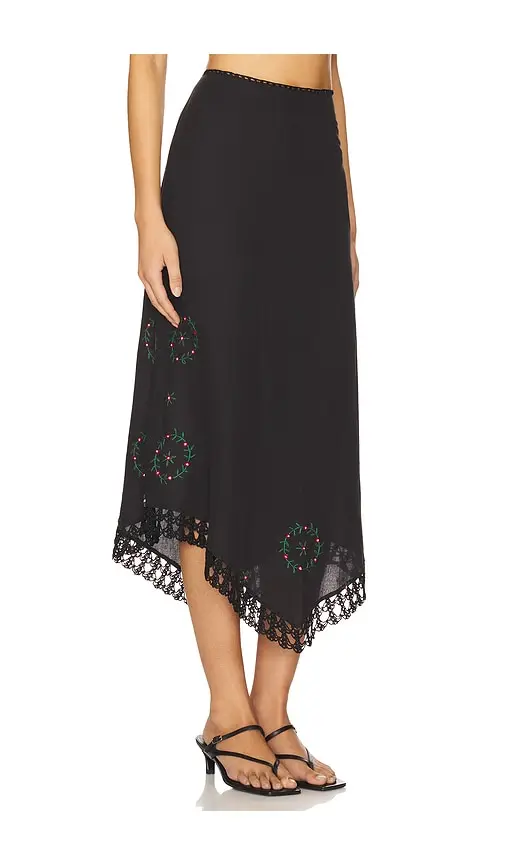 Rixo Imola Skirt Rose | Thumbnail 2 Rixo Imola Skirt Rose | Thumbnail 2