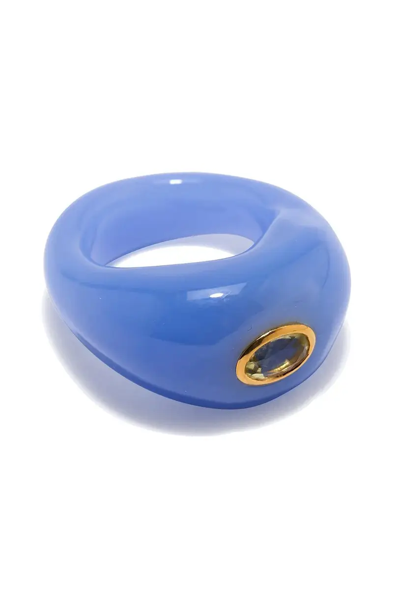 Lizzie Fortunato Cornflower Monument Ring | Image 1 Lizzie Fortunato Cornflower Monument Ring | Image 1