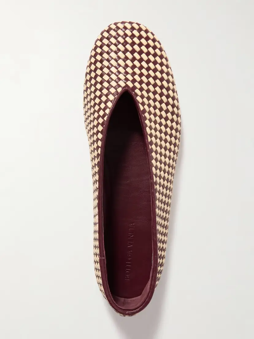 Bottega Veneta Two-tone Intrecciato Leather Ballet Flats | Thumbnail 5 Bottega Veneta Two-tone Intrecciato Leather Ballet Flats | Thumbnail 5