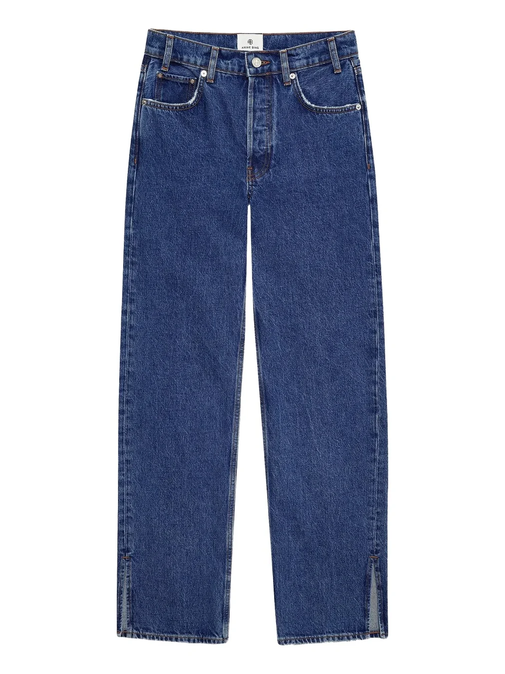 Anine Bing Women's Roy High-Rise Straight-Fit Jeans