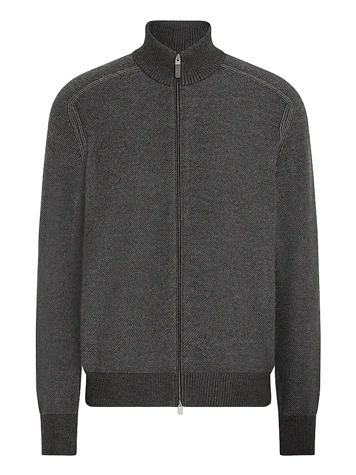 Men's Cashseta Full Zip Cardigan