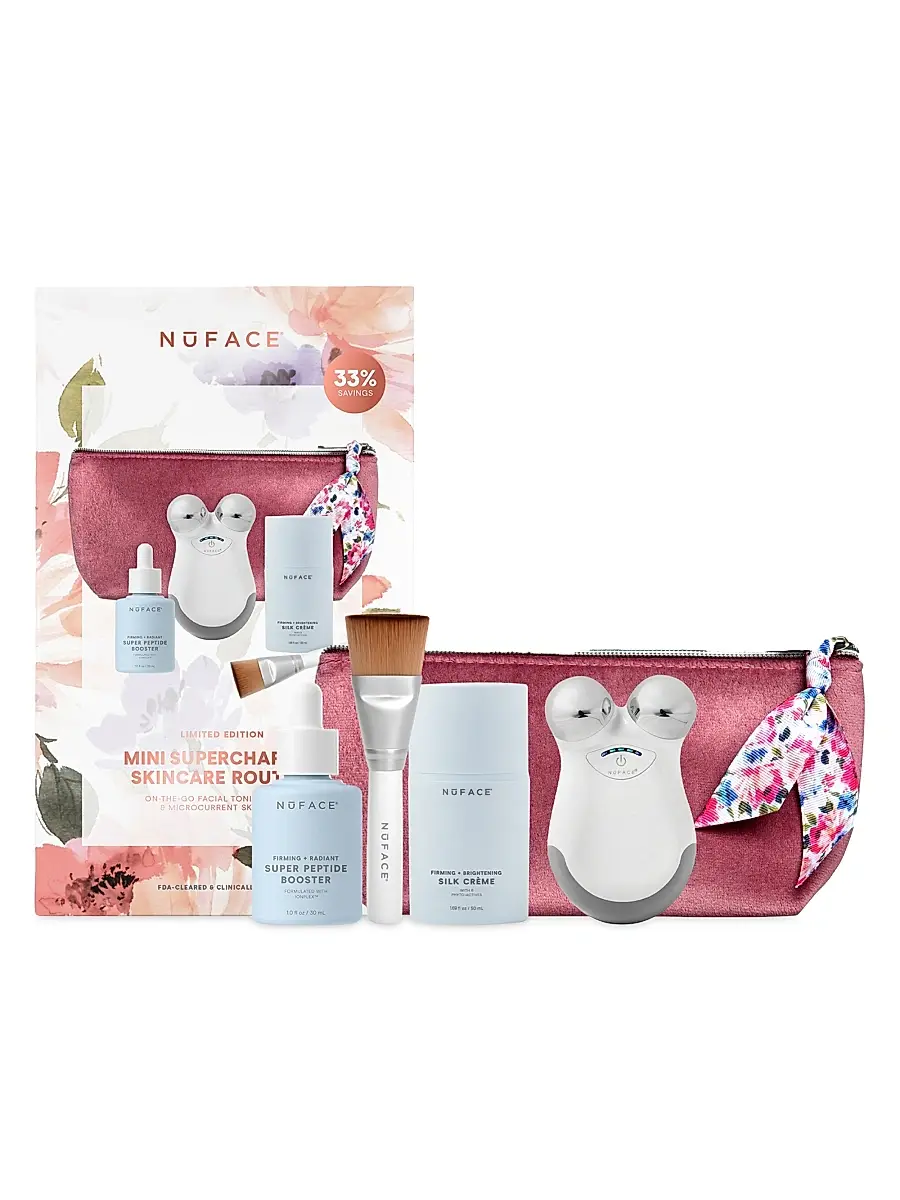 NUFACE Women's Mini Supercharged Skincare Routine
