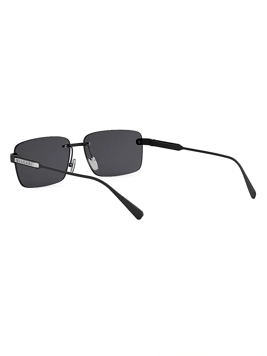 BVLGARI Men's Finissimo 60MM Rectangular Sunglasses | Thumbnail 4 BVLGARI Men's Finissimo 60MM Rectangular Sunglasses | Thumbnail 4