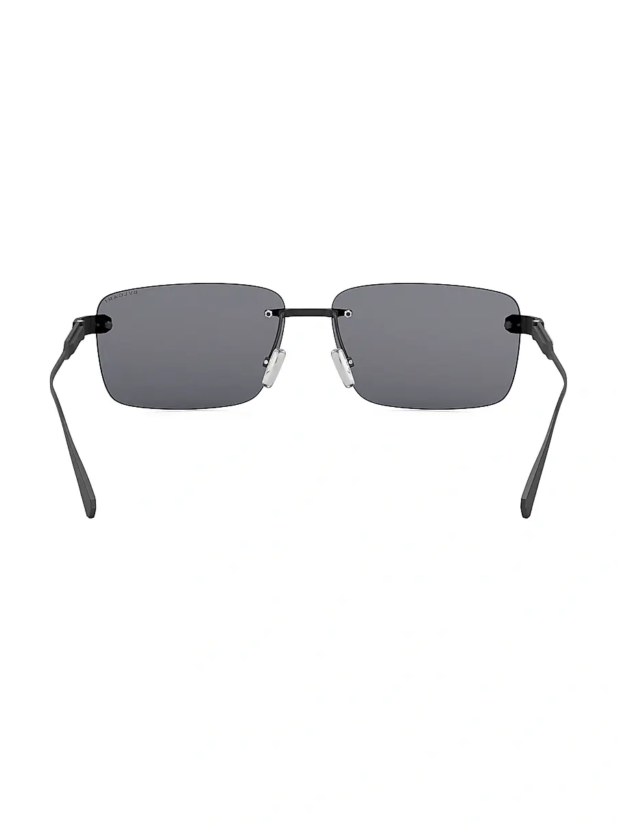 BVLGARI Men's Finissimo 60MM Rectangular Sunglasses | Thumbnail 5 BVLGARI Men's Finissimo 60MM Rectangular Sunglasses | Thumbnail 5