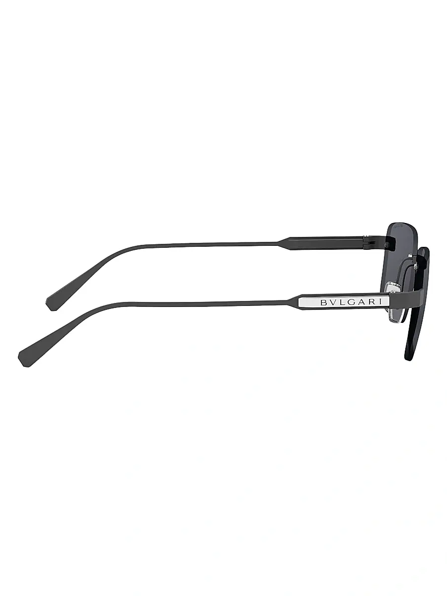 BVLGARI Men's Finissimo 60MM Rectangular Sunglasses | Thumbnail 7 BVLGARI Men's Finissimo 60MM Rectangular Sunglasses | Thumbnail 7