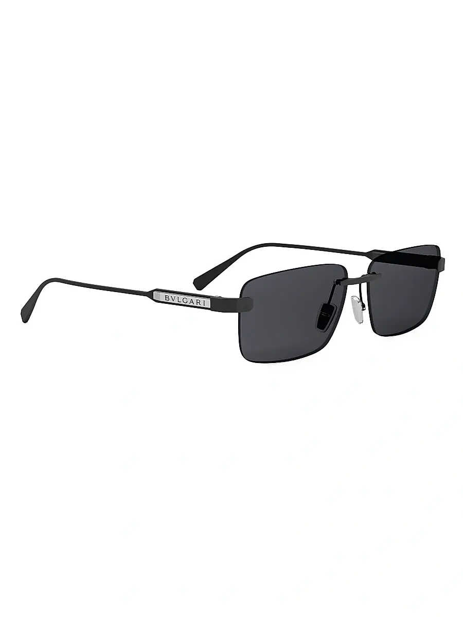 BVLGARI Men's Finissimo 60MM Rectangular Sunglasses | Thumbnail 8 BVLGARI Men's Finissimo 60MM Rectangular Sunglasses | Thumbnail 8
