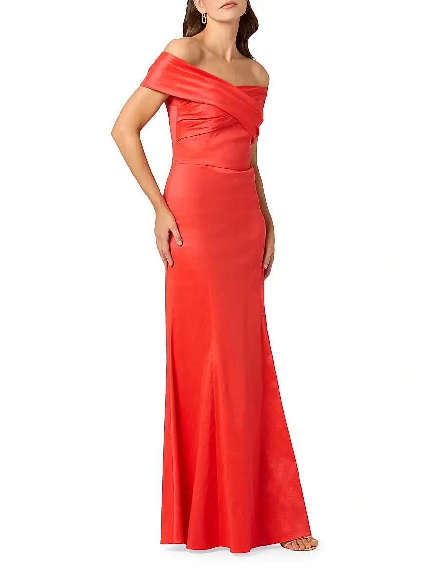 Shoshanna Women's Etta Off-the-Shoulder Maxi Dress | Thumbnail 2 Shoshanna Women's Etta Off-the-Shoulder Maxi Dress | Thumbnail 2
