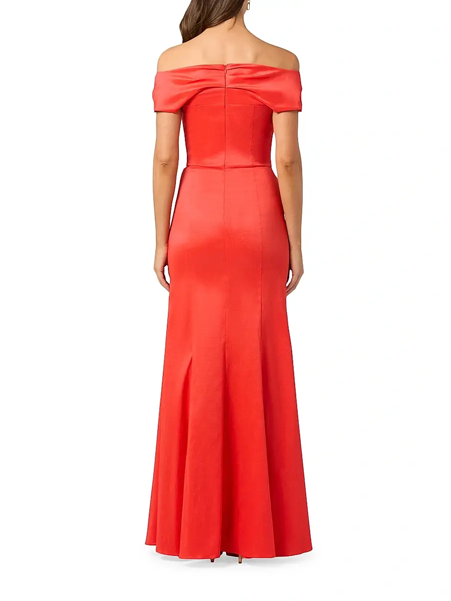 Shoshanna Women's Etta Off-the-Shoulder Maxi Dress | Thumbnail 3 Shoshanna Women's Etta Off-the-Shoulder Maxi Dress | Thumbnail 3