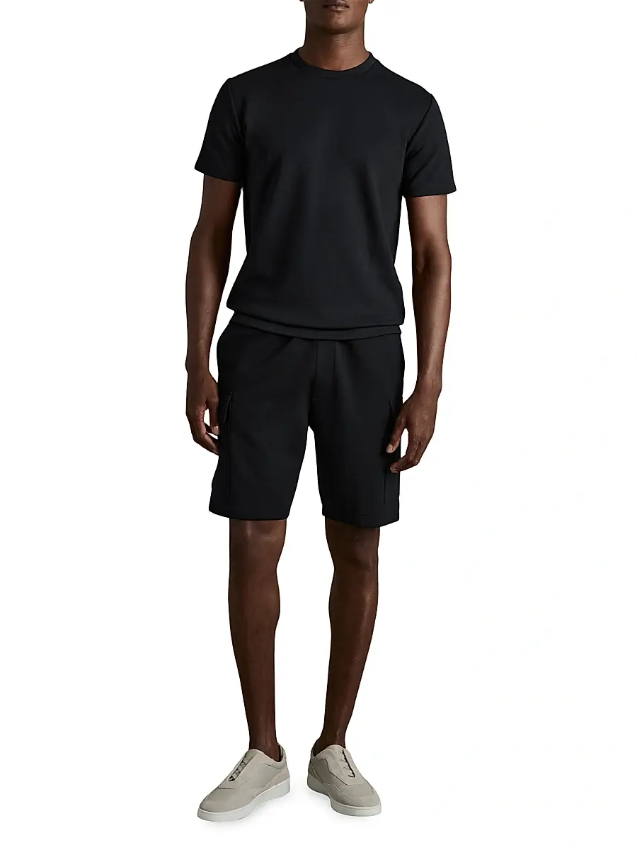Reiss Men's Bradley Jersey Crewneck T-Shirt | Thumbnail 2 Reiss Men's Bradley Jersey Crewneck T-Shirt | Thumbnail 2