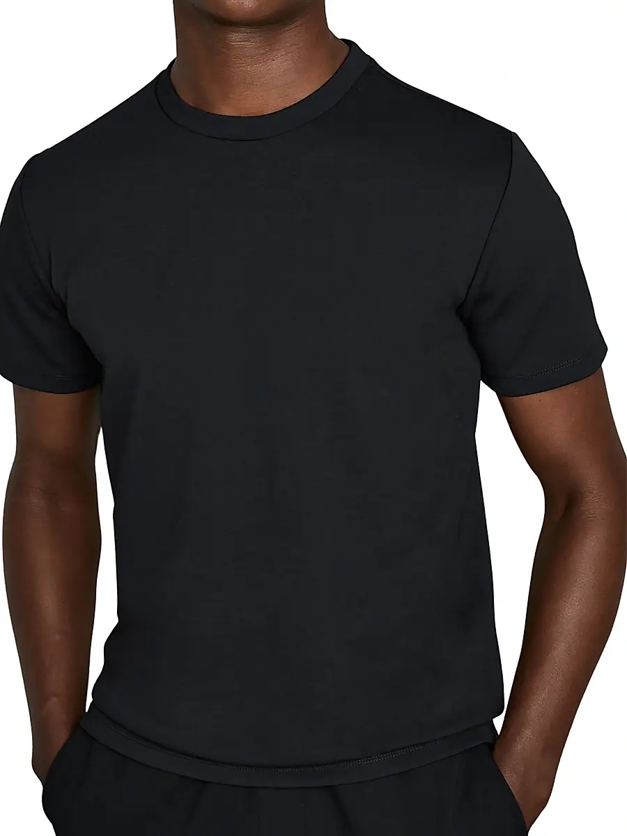 Reiss Men's Bradley Jersey Crewneck T-Shirt | Thumbnail 3 Reiss Men's Bradley Jersey Crewneck T-Shirt | Thumbnail 3
