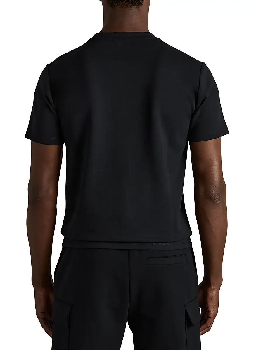Reiss Men's Bradley Jersey Crewneck T-Shirt | Thumbnail 4 Reiss Men's Bradley Jersey Crewneck T-Shirt | Thumbnail 4