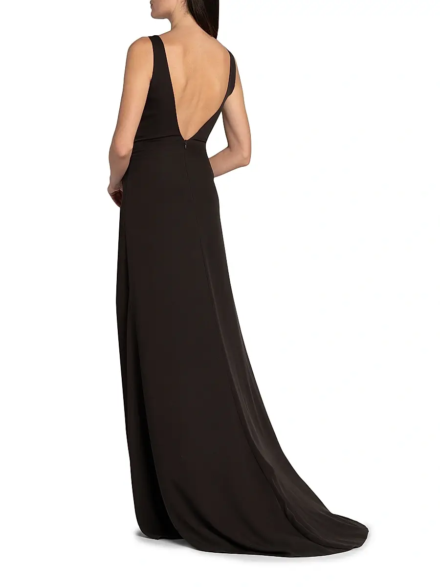 Giorgio Armani Women's Silk O-Ring Maxi Dress | Thumbnail 5 Giorgio Armani Women's Silk O-Ring Maxi Dress | Thumbnail 5