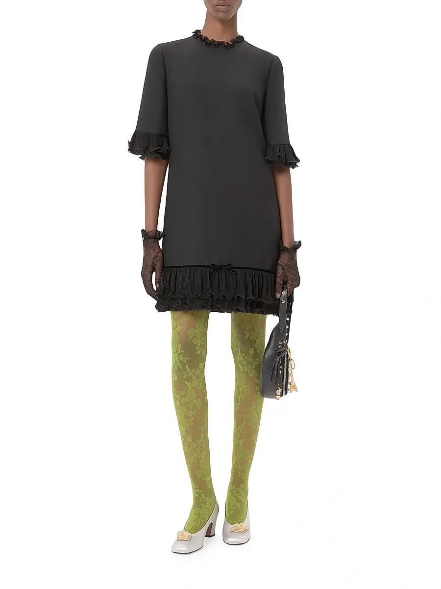 Valentino Women's Crepe Couture Short Dress | Thumbnail 7 Valentino Women's Crepe Couture Short Dress | Thumbnail 7