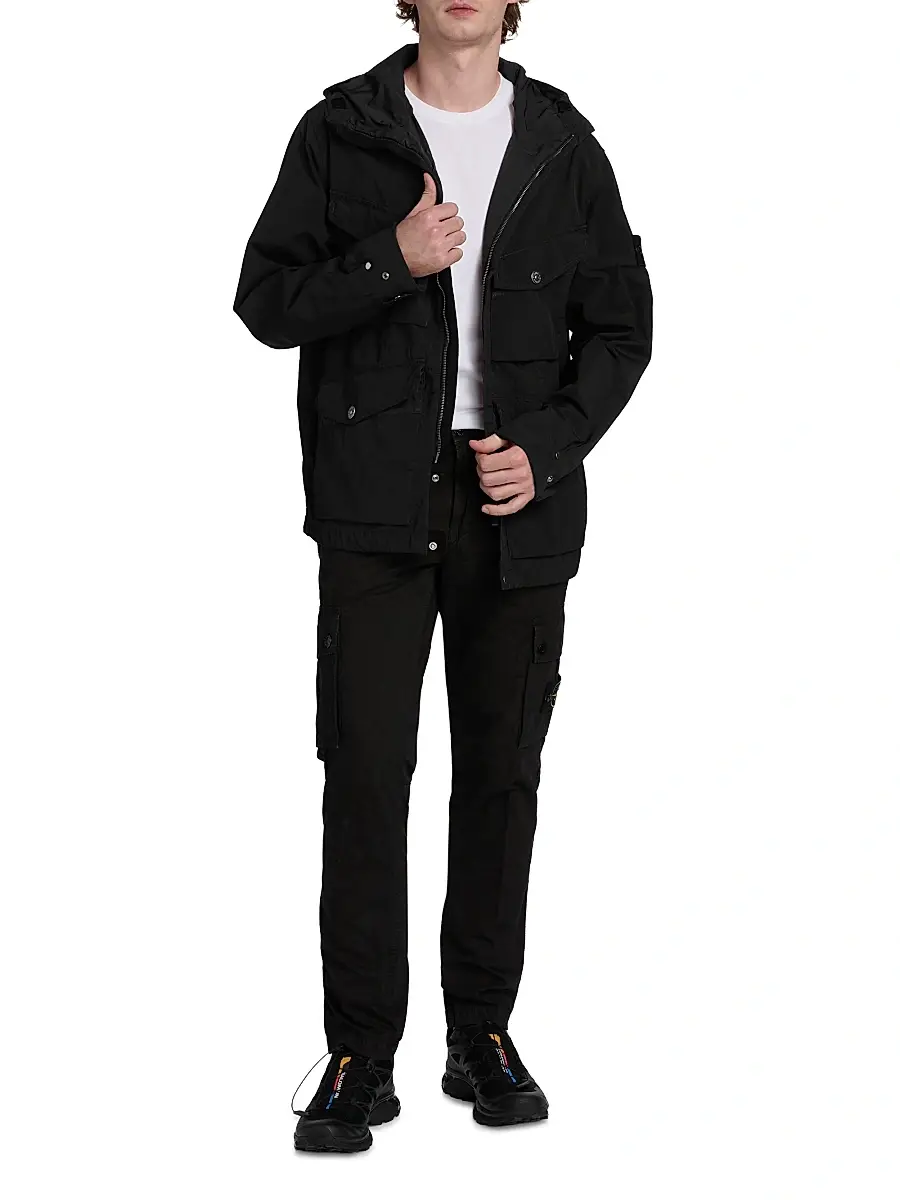 Stone Island Men's Short Parka Coat | Thumbnail 2 Stone Island Men's Short Parka Coat | Thumbnail 2