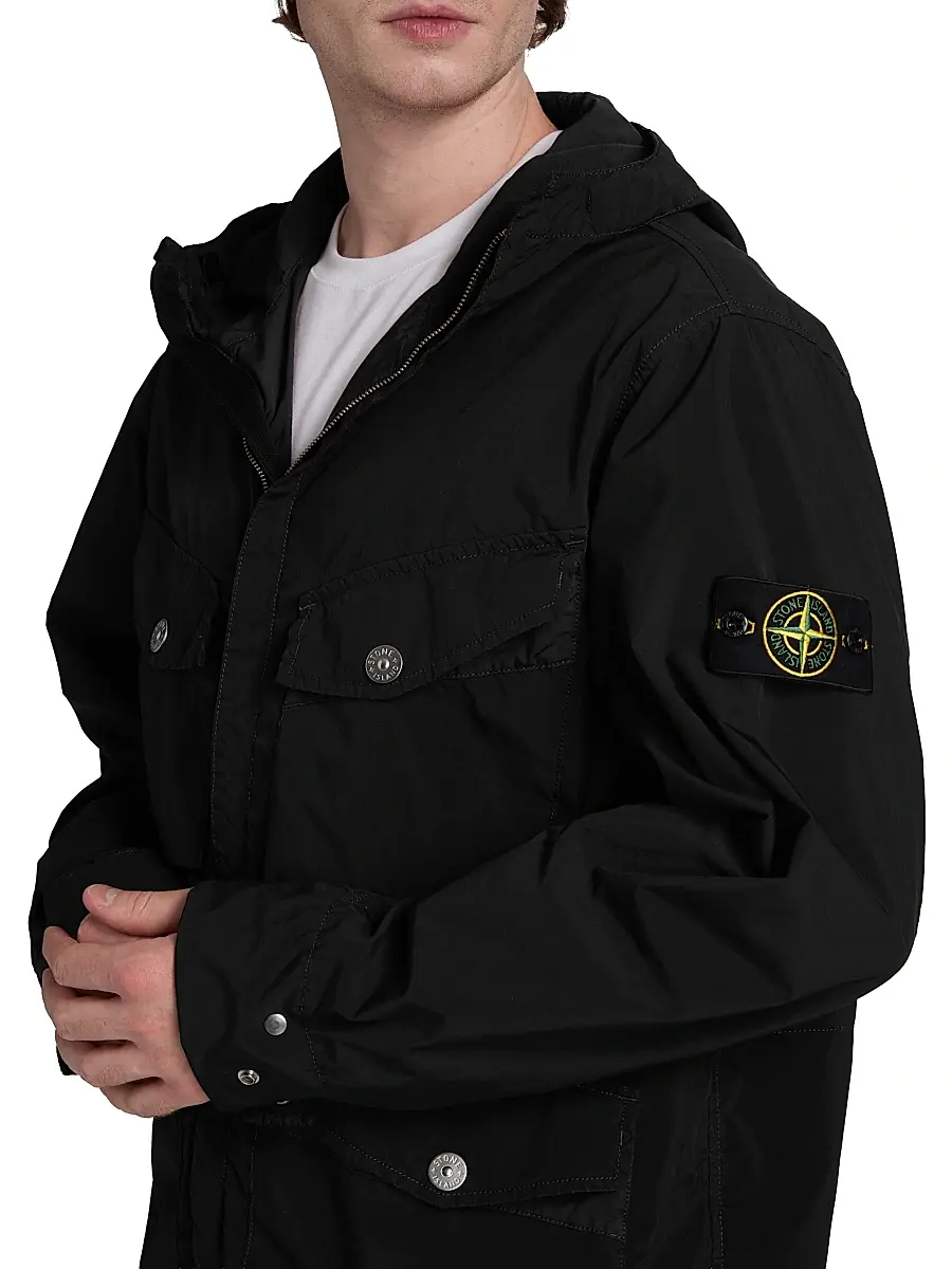 Stone Island Men's Short Parka Coat | Thumbnail 6 Stone Island Men's Short Parka Coat | Thumbnail 6