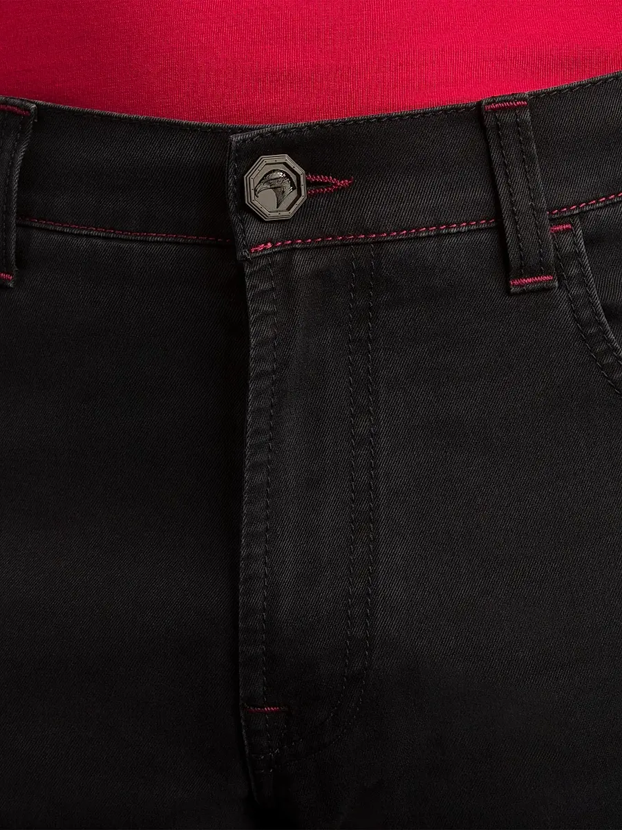 Stefano Ricci Men's Refined Cotton Blend Tapered Jeans | Thumbnail 5 Stefano Ricci Men's Refined Cotton Blend Tapered Jeans | Thumbnail 5