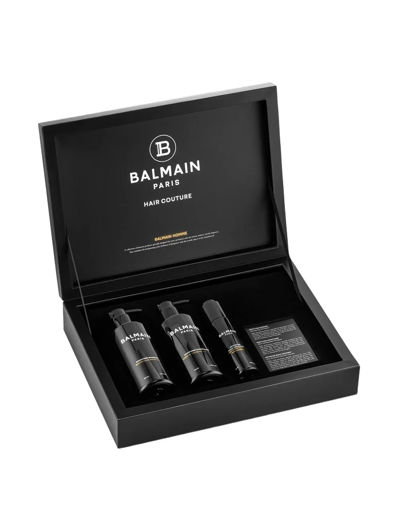 Balmain Hair Men's Homme 3-Piece Shampoo, Conditioner, & Activating Scalp Treatment Gift Set