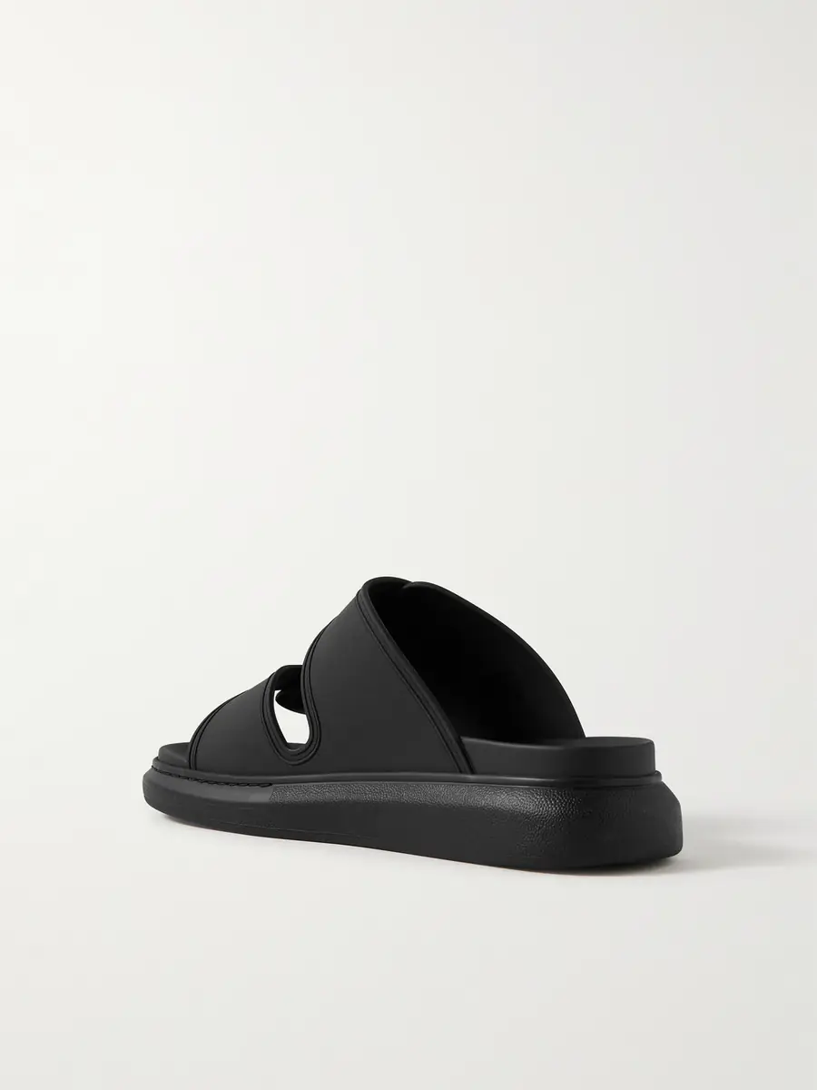 Alexander McQueen Exagerrated-Sole Rubber Slides - Men | Thumbnail 3
