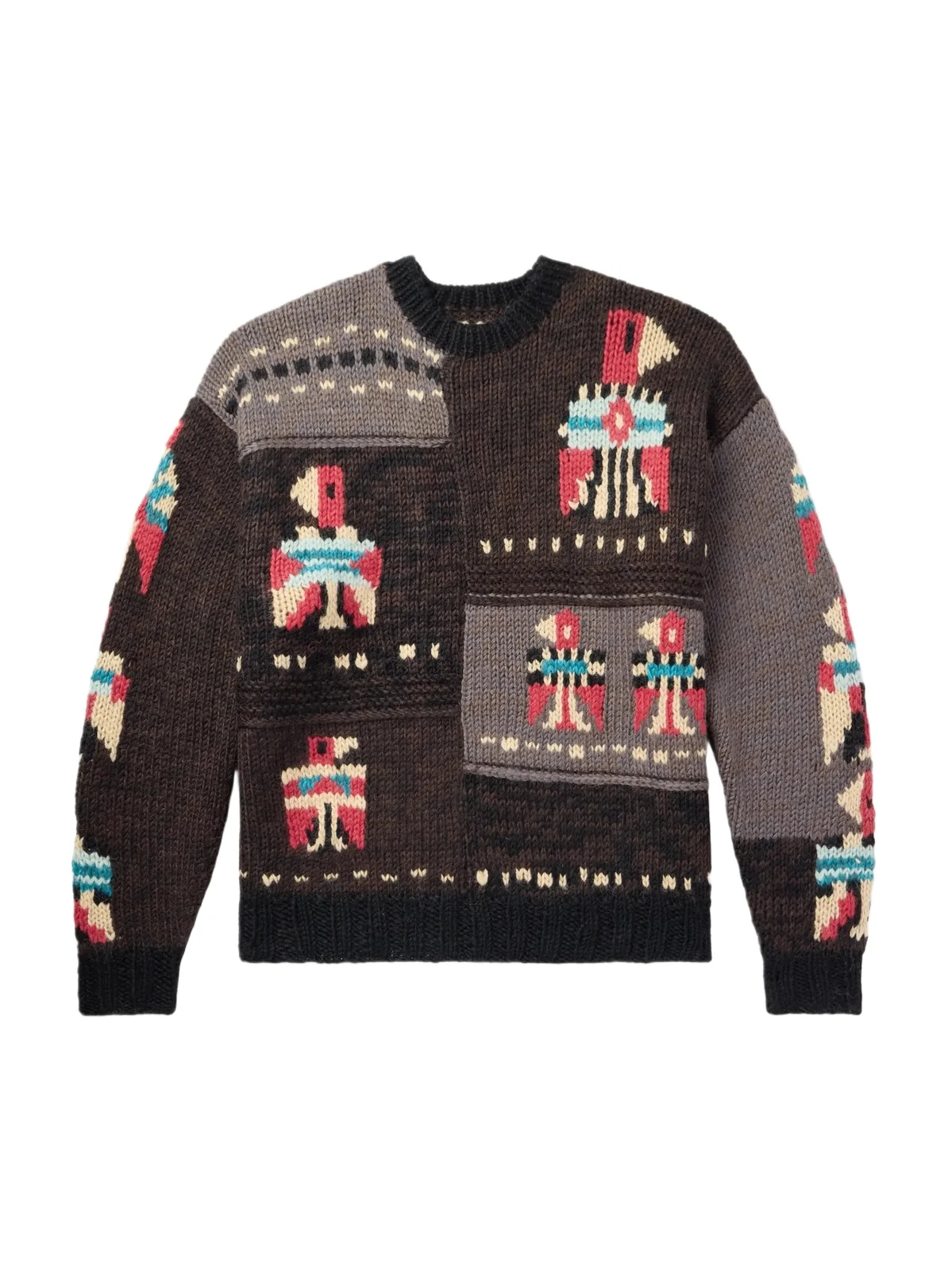 Jacquard-Knit Wool Sweater - Men