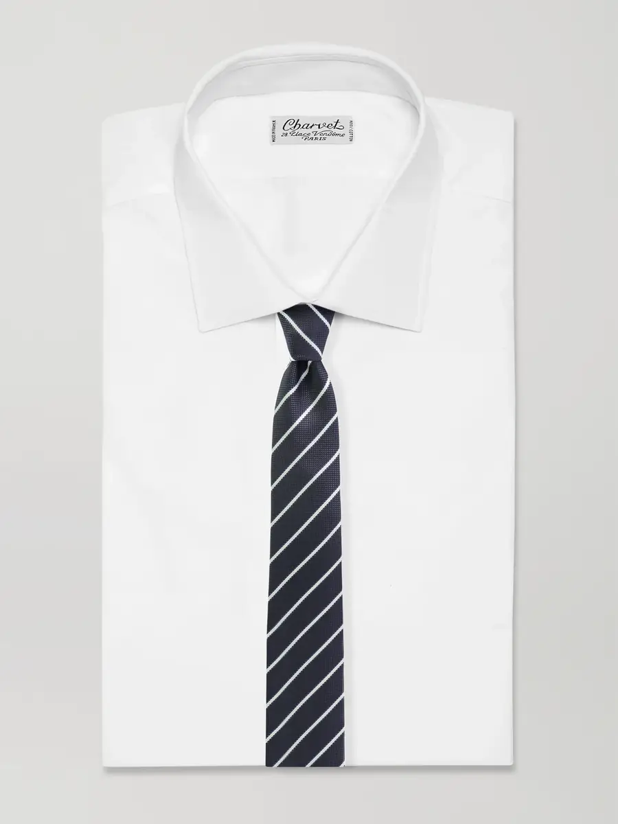 Tom Ford 8cm Striped Silk-Jacquard Tie - Men | Thumbnail 2