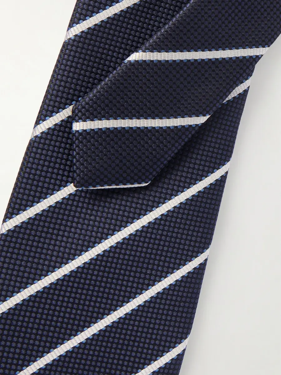 Tom Ford 8cm Striped Silk-Jacquard Tie - Men | Thumbnail 3