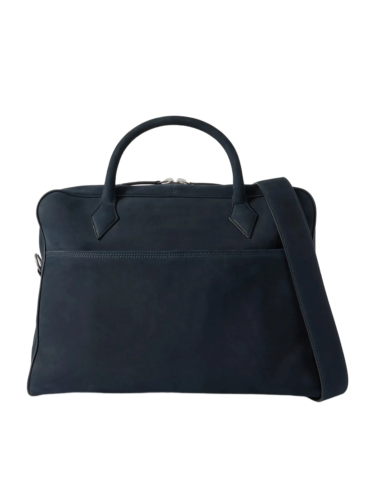 Closer All Day Leather-Trimmed Nubuck Briefcase - Men Closer All Day Leather-Trimmed Nubuck Briefcase - Men