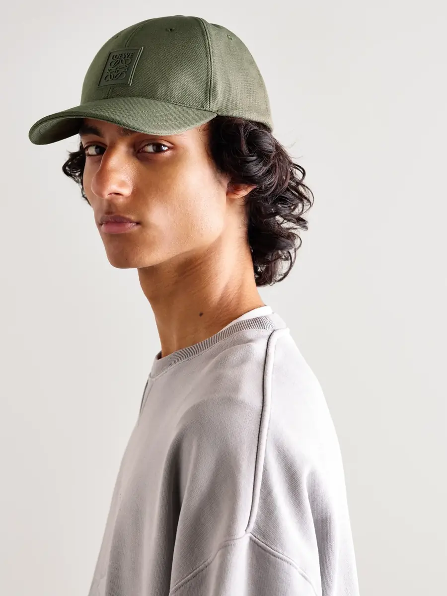 Loewe Logo-Appliquéd Cotton-Canvas Baseball Cap - Men | Thumbnail 2 Loewe Logo-Appliquéd Cotton-Canvas Baseball Cap - Men | Thumbnail 2