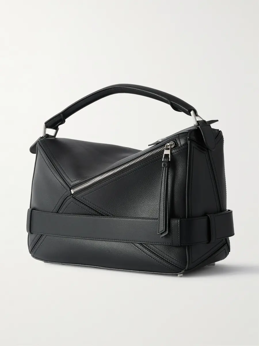 Loewe Puzzle Biker Large Buckled Leather Messenger Bag - Men | Thumbnail 3 Loewe Puzzle Biker Large Buckled Leather Messenger Bag - Men | Thumbnail 3