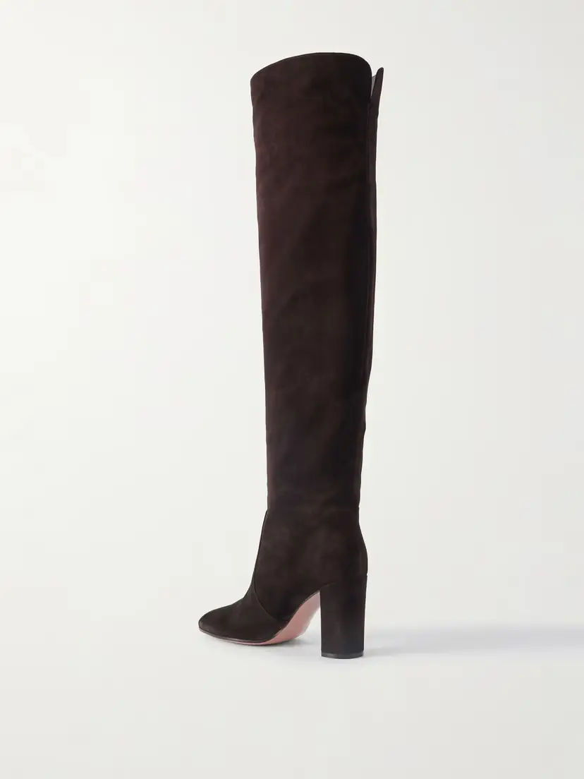 Gianvito Rossi 85 Over-the-knee Suede Boots | Thumbnail 3 Gianvito Rossi 85 Over-the-knee Suede Boots | Thumbnail 3