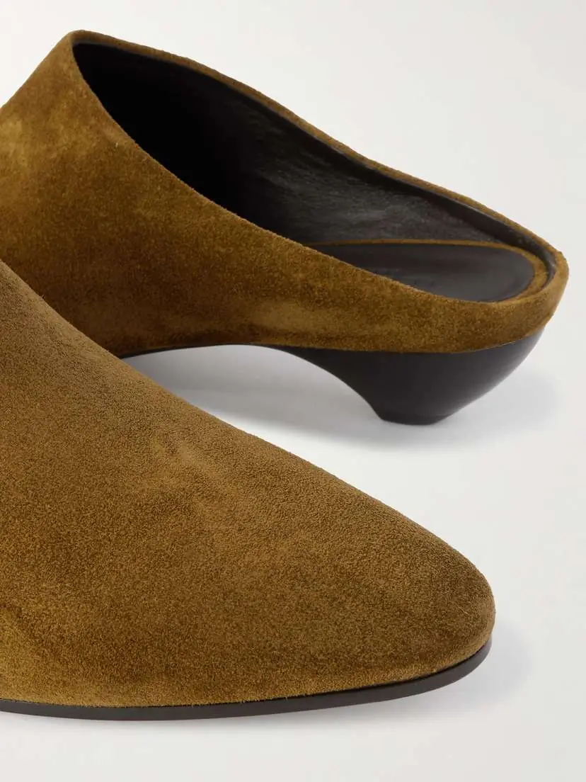 Le Monde Béryl Allegra 35 Suede Mules | Thumbnail 4 Le Monde Béryl Allegra 35 Suede Mules | Thumbnail 4