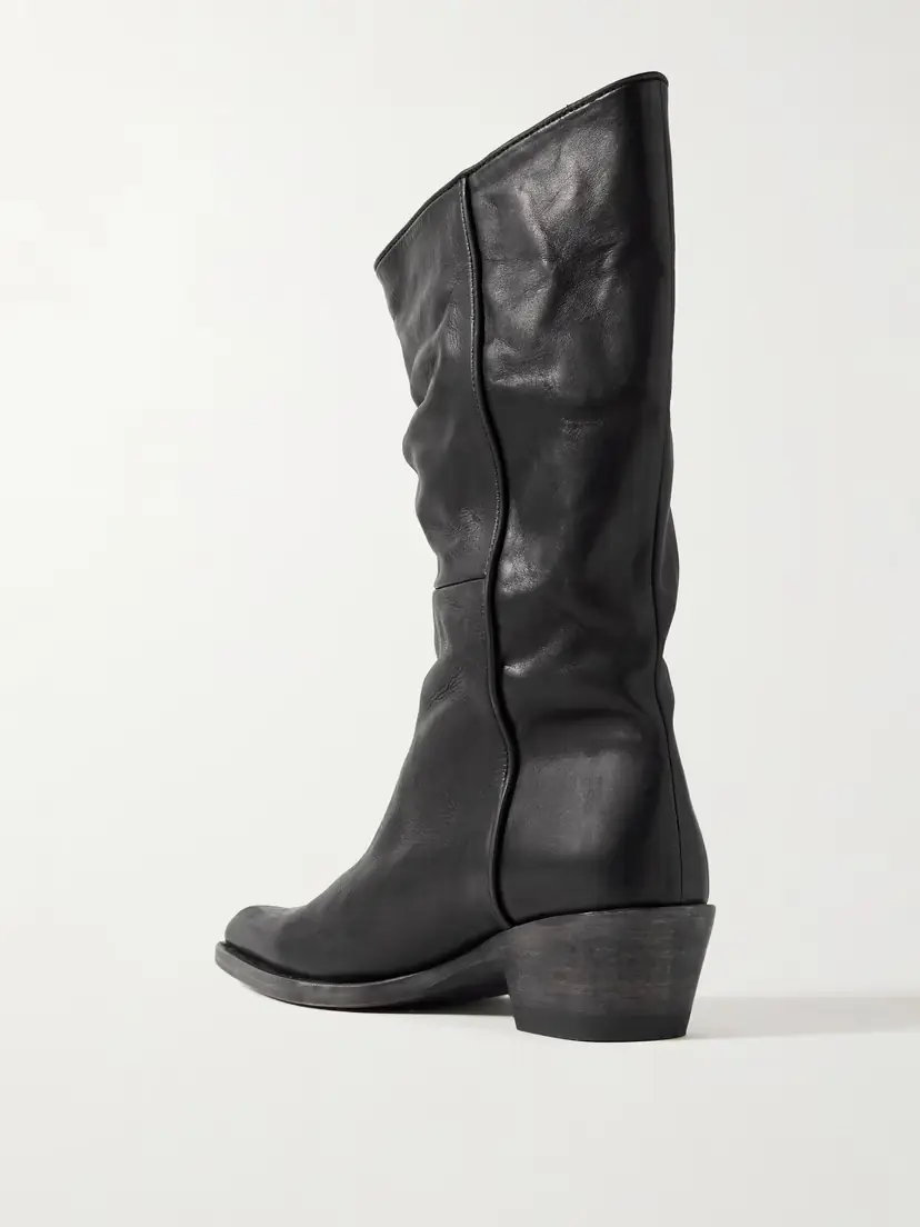 Khaite Clive Leather Boots | Thumbnail 3 Khaite Clive Leather Boots | Thumbnail 3
