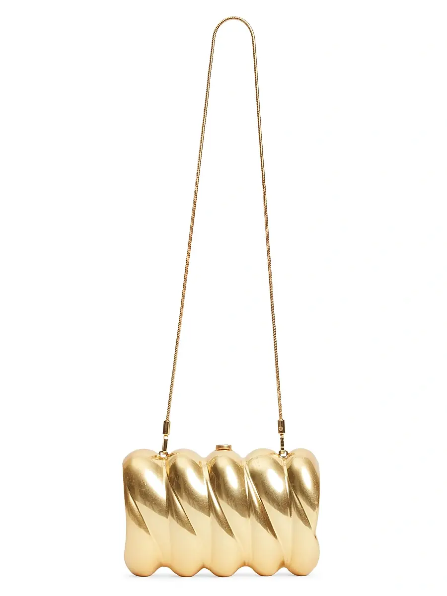 Simkhai Women's Reya Metallic Convertible Clutch | Thumbnail 3
