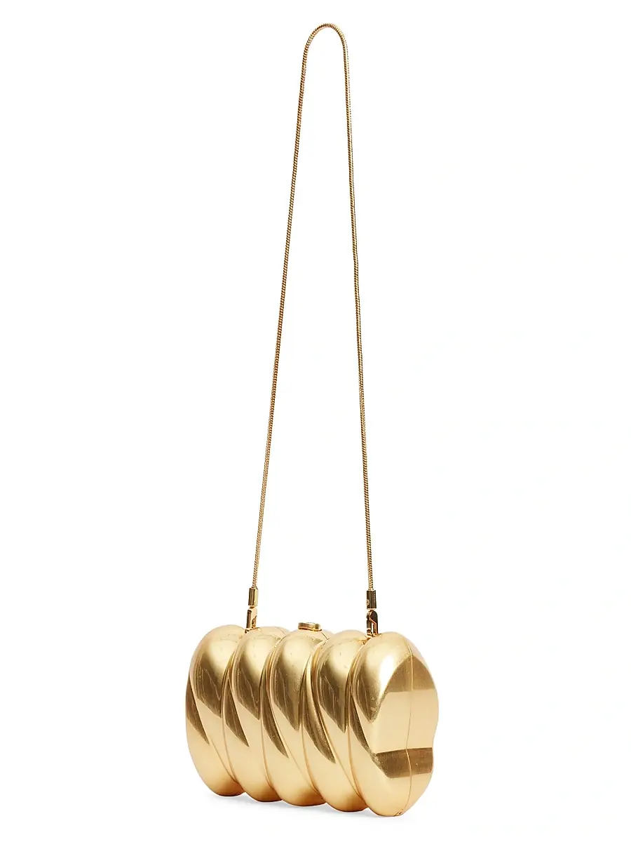 Simkhai Women's Reya Metallic Convertible Clutch | Thumbnail 4