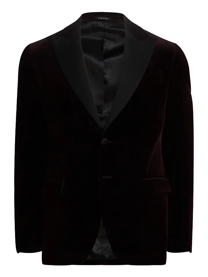 Saks Fifth Avenue Men's COLLECTION Velvet Formal Peak Lapel Jacket