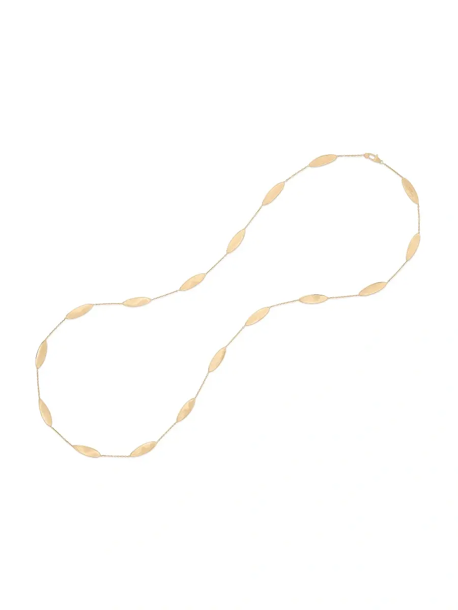 MARCO BICEGO Women's Lunaria Twist 18K Yellow Gold Long Station Necklace
